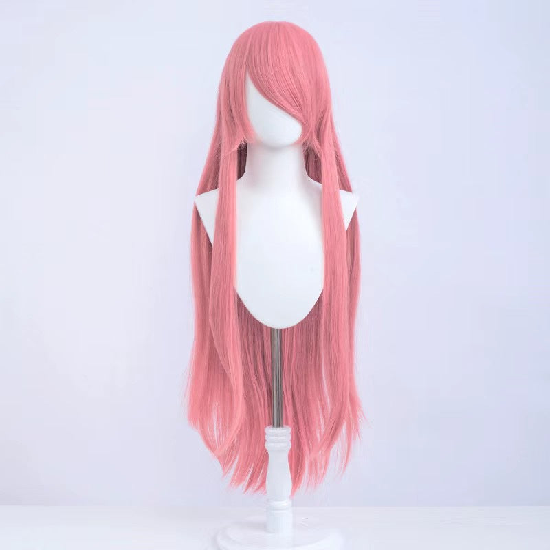 Silk Yi Universal Anime Style Air Bangs Long Straight Hair Cos Wig