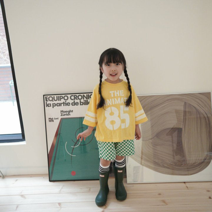 Children's Korean Style Summer Letters Numbers Printing Fashionable Boys Long Sleeve Children's T-shirt