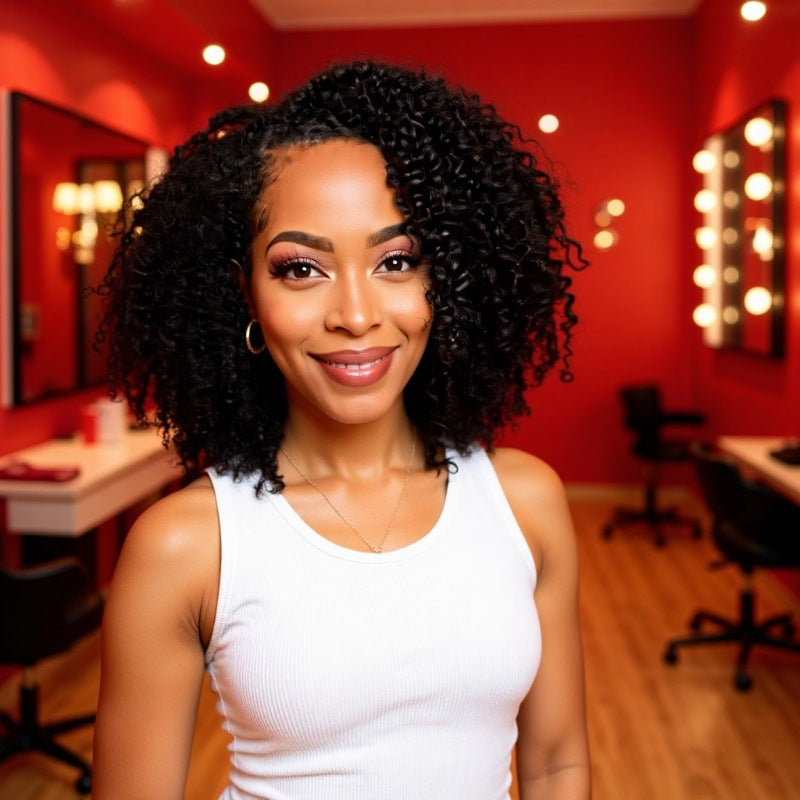 Invisible Hair Increase Volume Extension Direct Sales African Song Set Wig