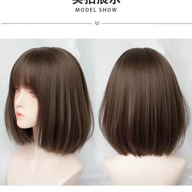 Natural Fashion Artificial First Love Age Wig Short Straight Hair