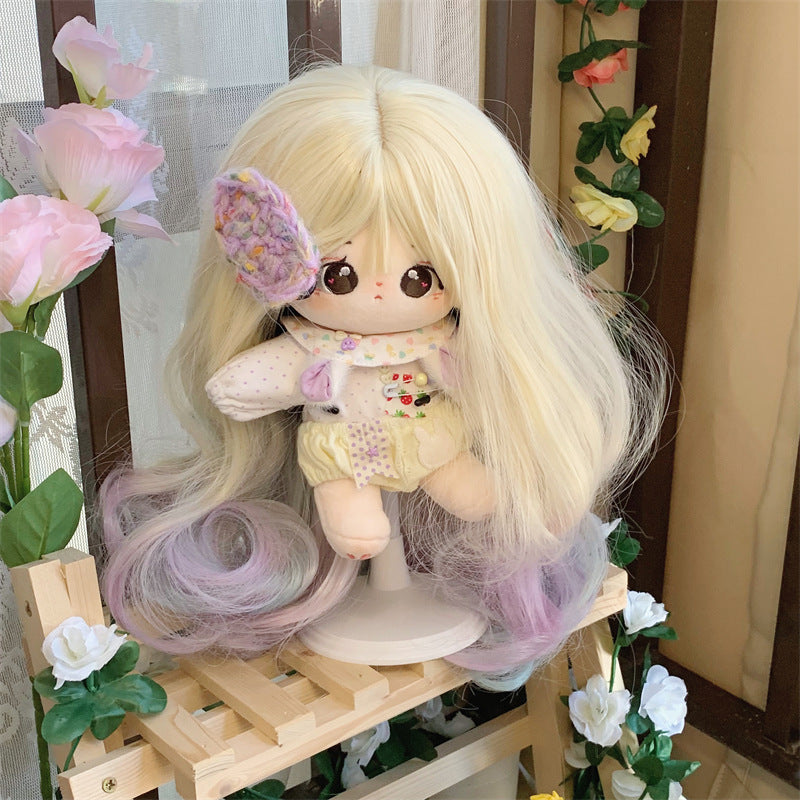 Plush Hair High Temperature Silky Soft Silk Head Long Straight Wig