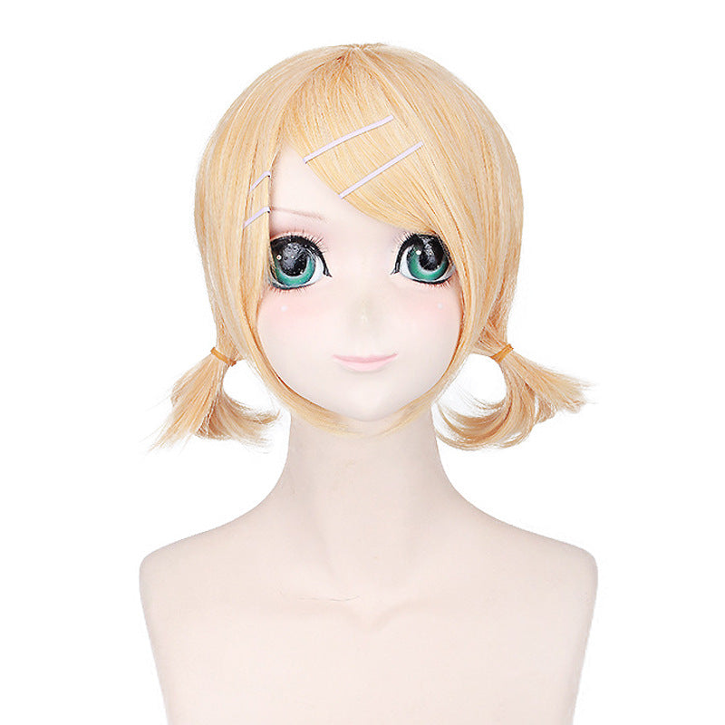 Mirror Sound Simulation Sister Lengthened Board Double Son Meltdown Bell Cos Wig
