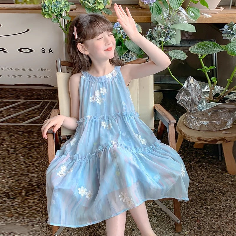 Children's Summer Skirt Beach Little Chiffon Princess Children's Dress