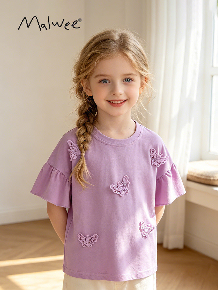 Children's Summer Small Older Short Sleeve Fashion Children's T-shirt