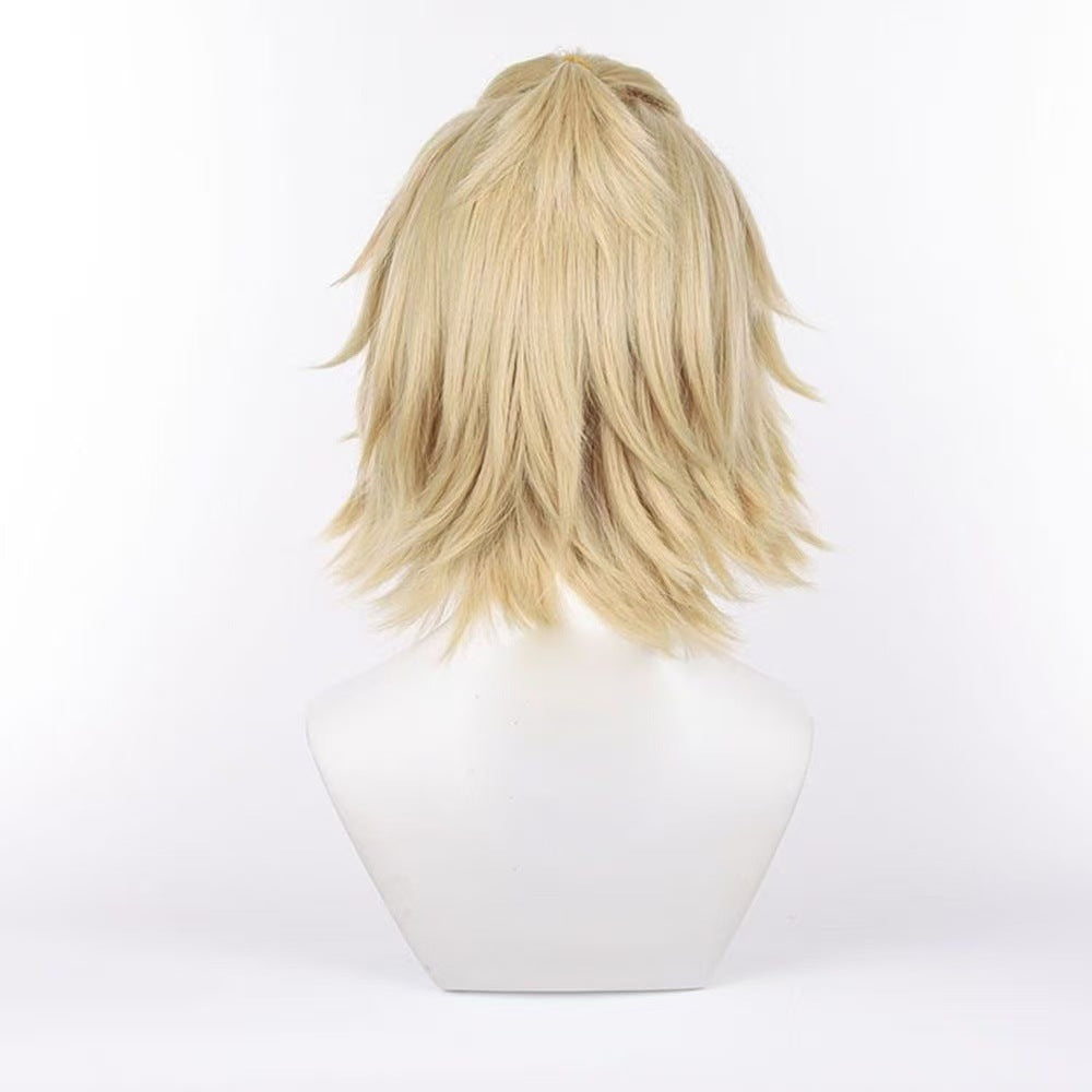 Tokyo Ji Avengers Light Golden Short Hair Big Cos Wig