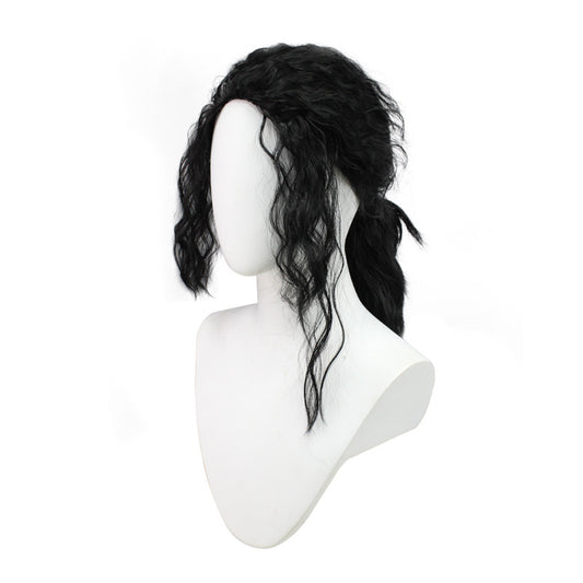 Jackson Rock Imitation Show Sketch Performance Stage Black Cos Wig
