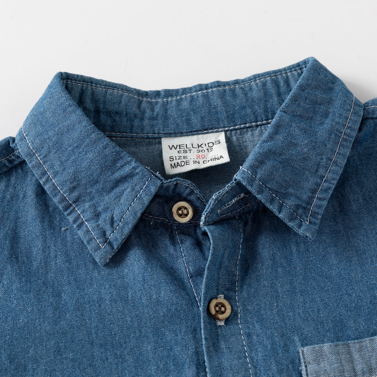 Children's Denim Jacket Cotton Jeans Cardigan Boy Versatile Casual Children's Shirt