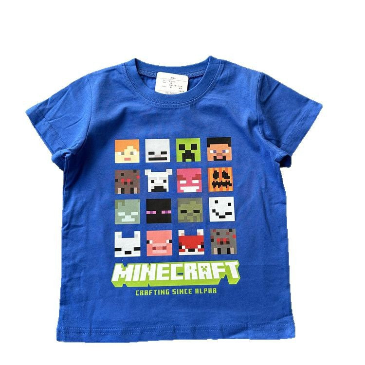 Children's Order Summer My World Game Theme Series Children's T-shirt