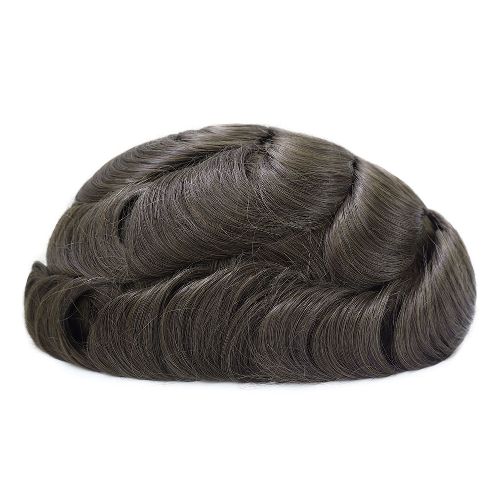 Men's Hairpiece Needle Tie Craft Hair Pack Strong Men's Wig