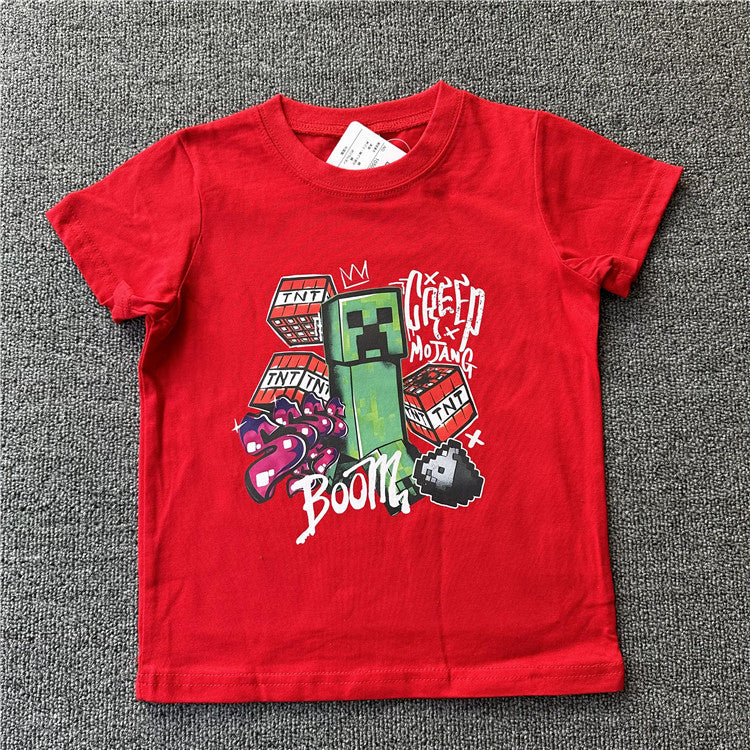 Children's Order Summer My World Game Theme Series Children's T-shirt
