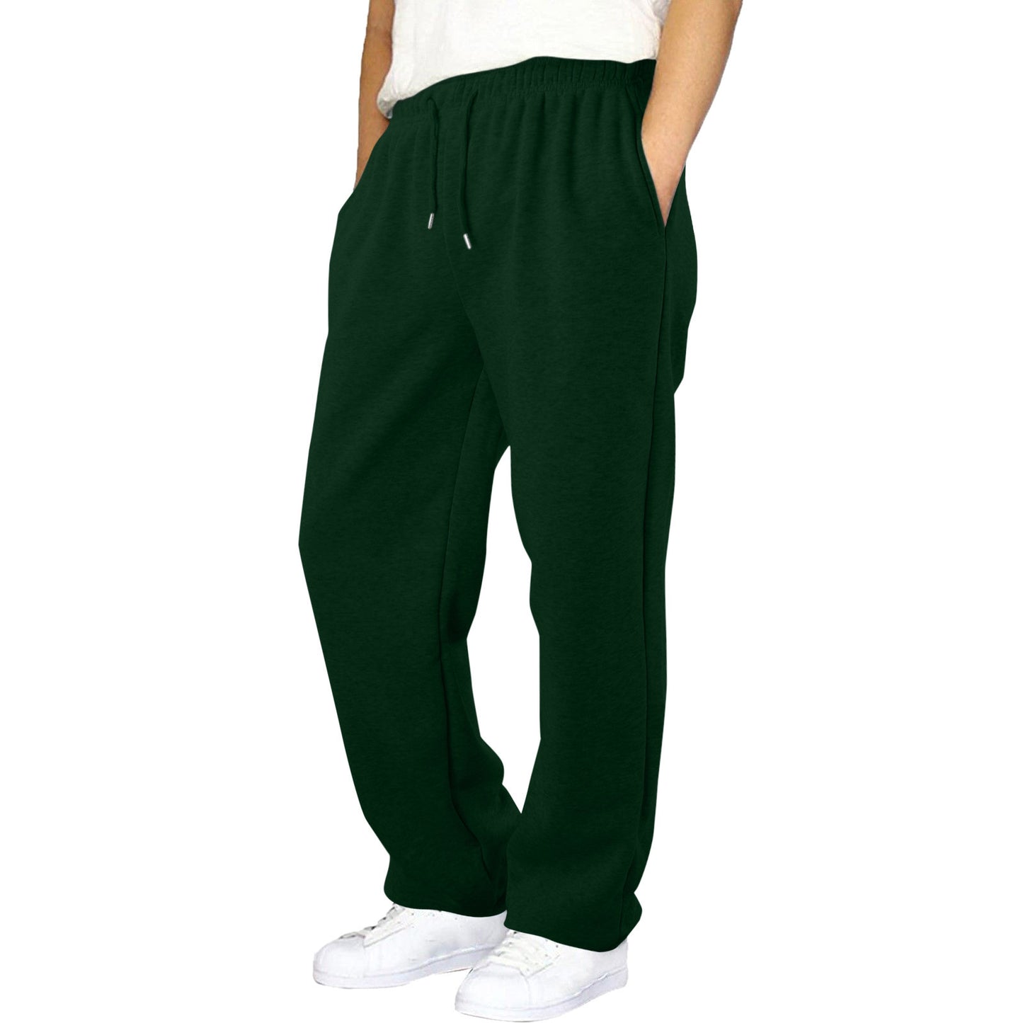 Children's Medium Big Elastic Waistband Drawstring Loose Wide Children's Pants
