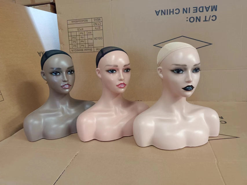 Shoulder Model Head Mannequin Half Body Display Hat Other Wig