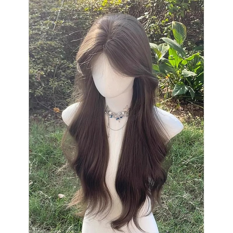 Can Be Praised Daily Cold Brown Wig Long Curls