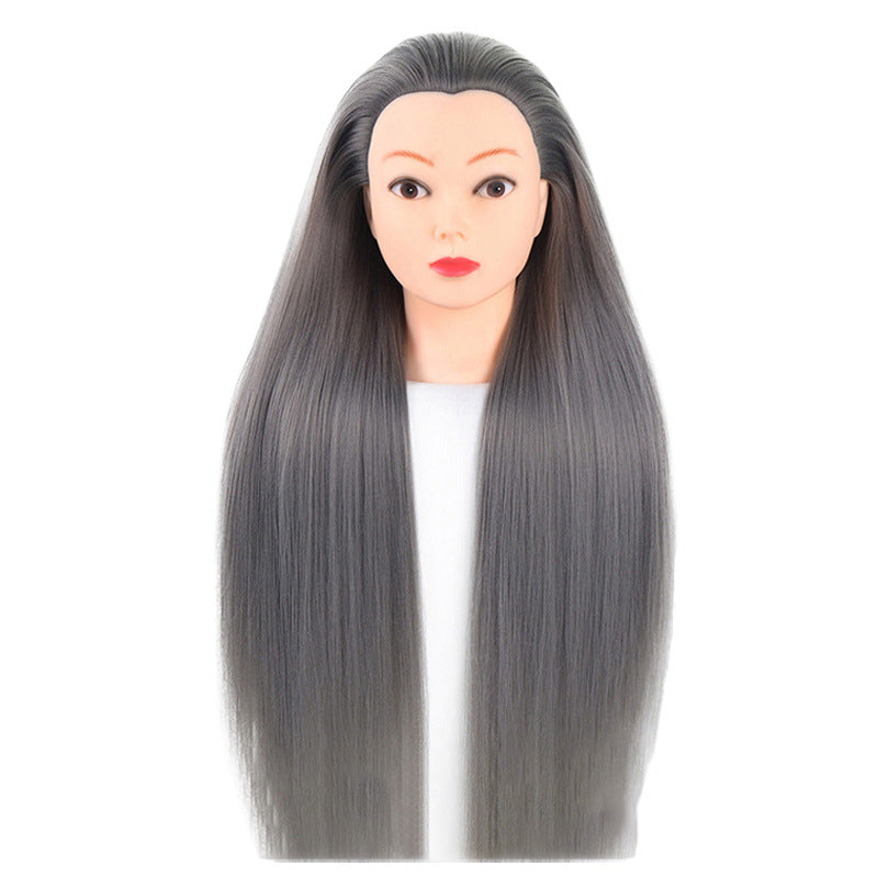Artificial Hair Mannequin Head Hairdressing Practice Perm Braiding Updo Trimming Other Wig