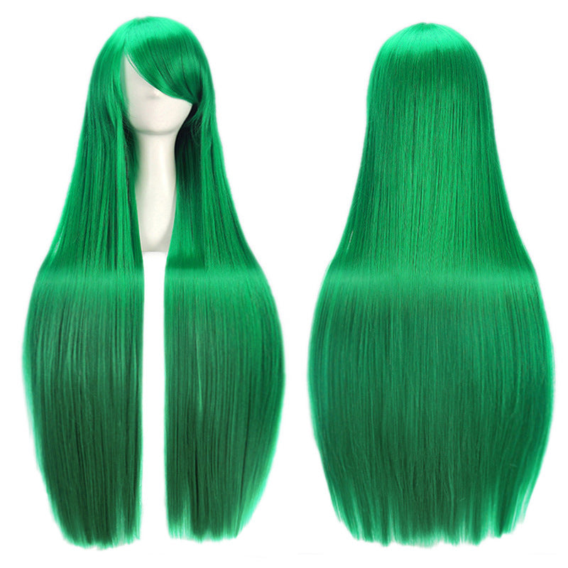 Classic Universal Color Hair Anime Fiber Long Straight Wig