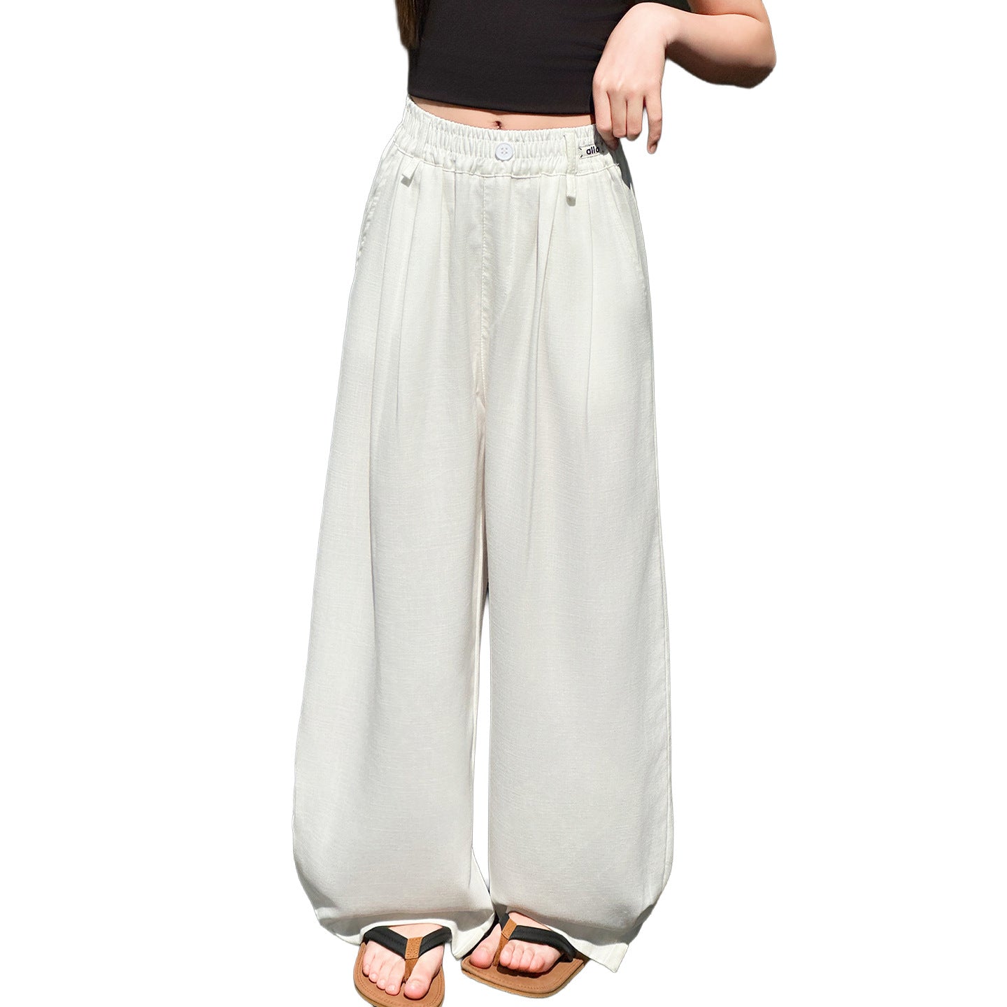 Summer Light Middle Big Loose Bloomers Leg Children's Pants