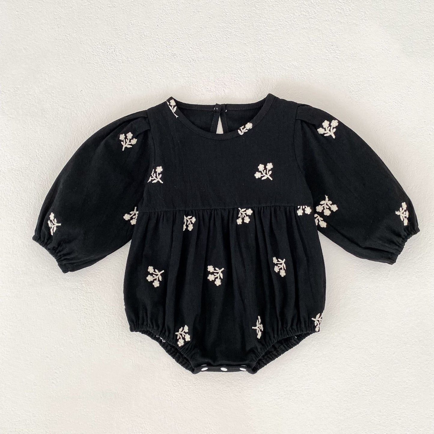 Long Sleeve Rompers Romper Sisters Outfit Children's Dress