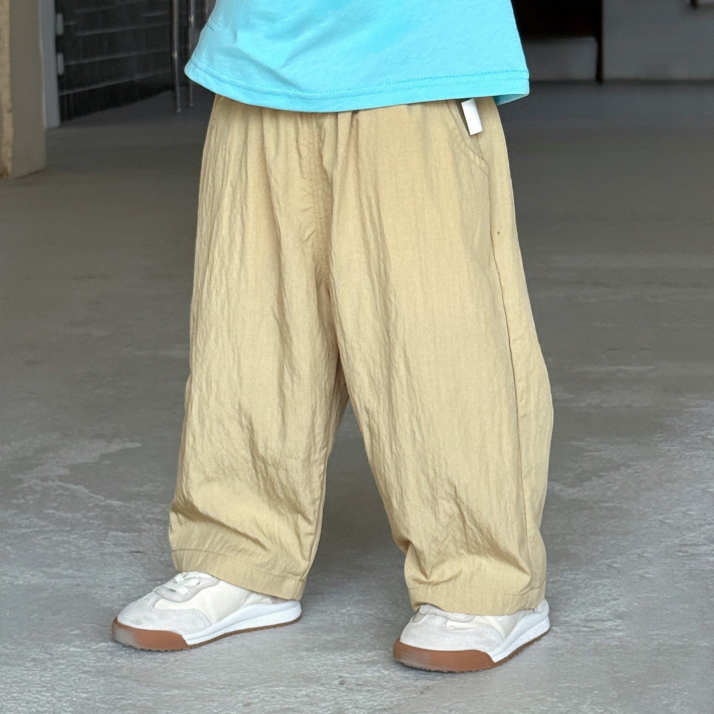 Children's Boy's Ninth Boy Sports Loose Male Children's Pants