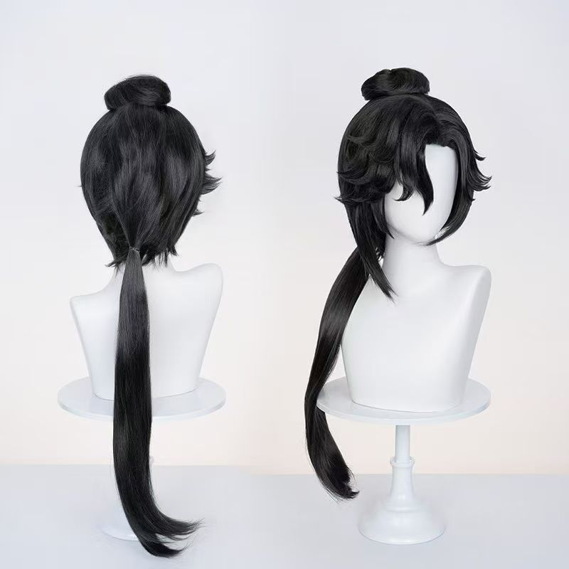 King Glory Sun Quan Simulation Human Scalp Top Cos Wig