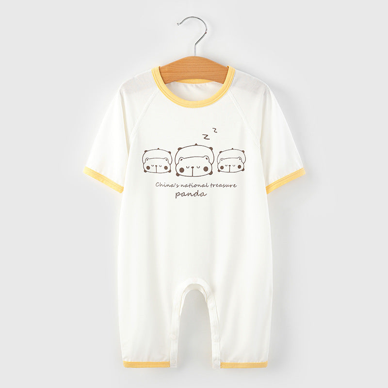 Women's & Men's For Babies Short Sleeve Rompers Summer Thin Air Jumpsuit, Climbing Suit