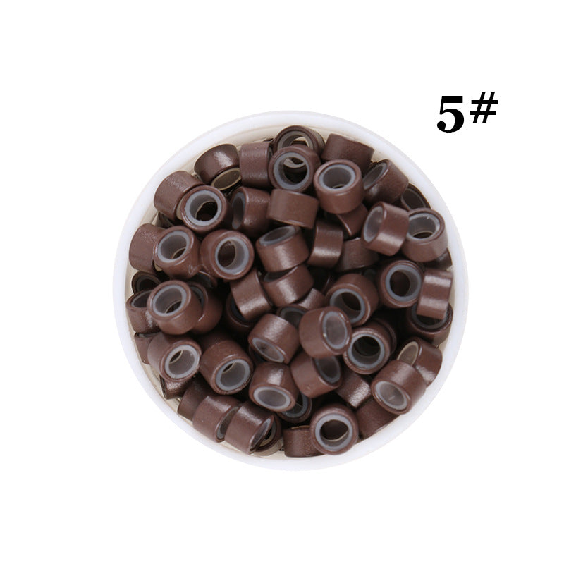 Hair Extension Ring Aluminum Silicone Buckle Tools Other Wig