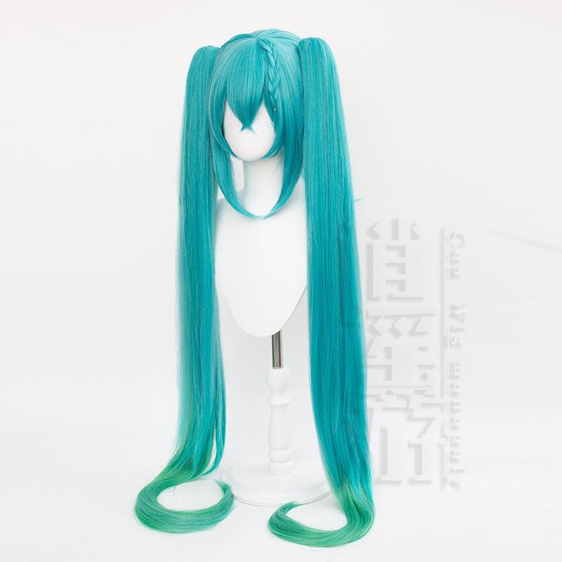 Tour Racing Jaws Clamp Pairs Ponytail Two-tone Gradient Cos Wig
