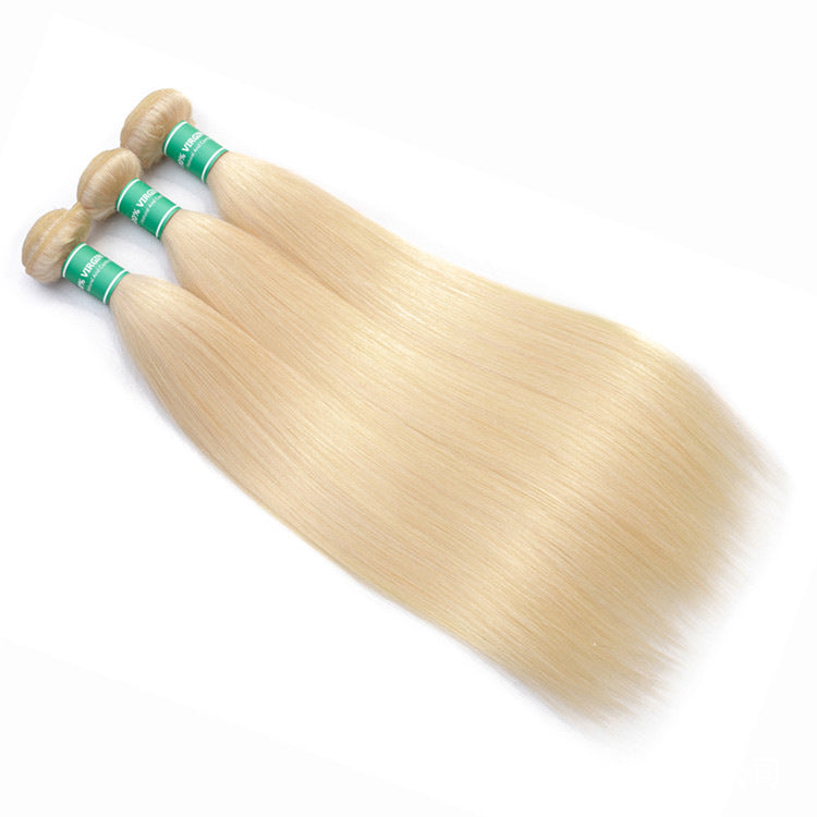 Trendy Fashion Hair Weft Full Human Long Straight Wig
