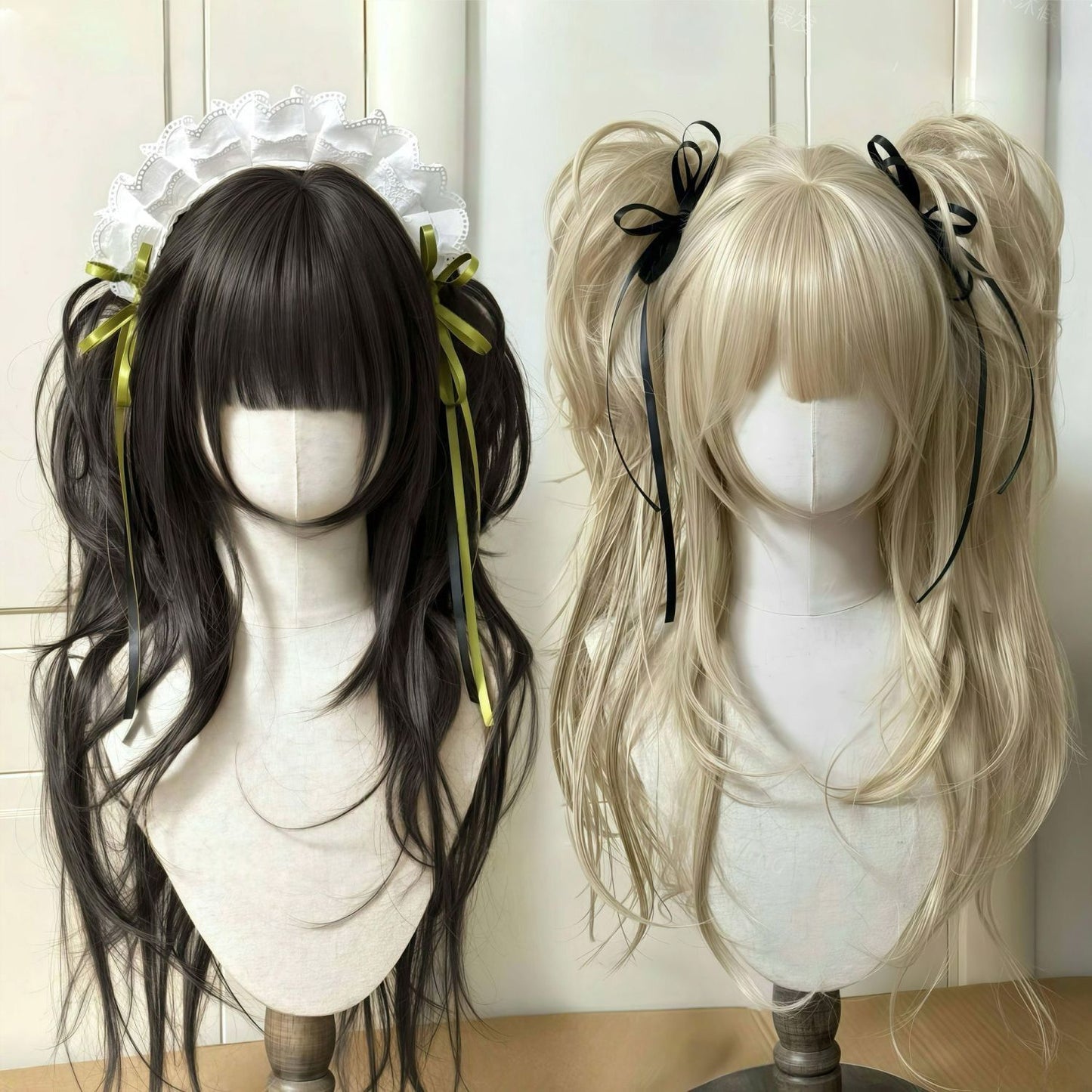 Level Ancient Early Sense Ji Series High Jaws Clamp Pairs Wig Long Curls