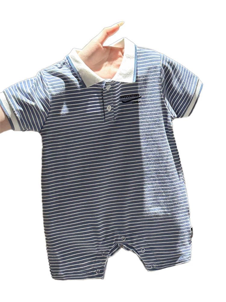 Men's Rest Assured To Wear Light Style Striped Jumpsuit Summer Thin Jumpsuit, Climbing Suit