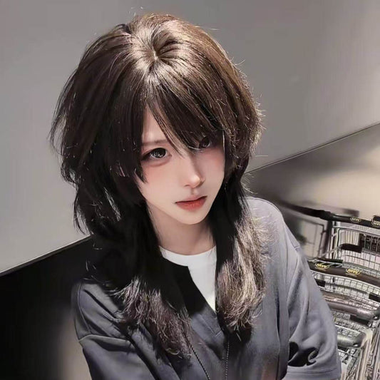 Unisex Style Less Sense Natural Fluffy Wig Long Curls