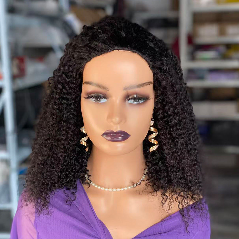 Graceful Stylish Comfortable Versatile Half Ponytail Real Hair Wig