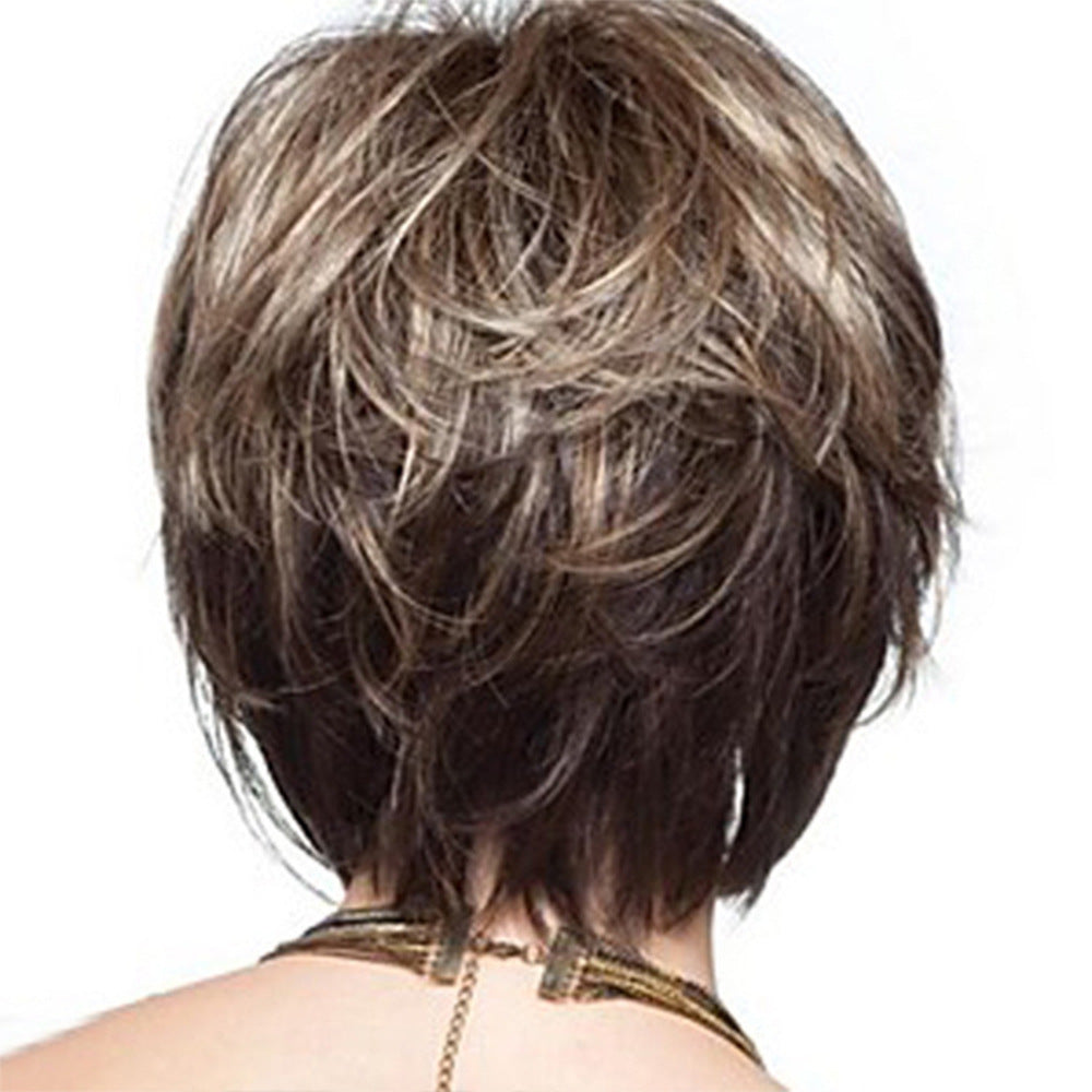Women's Headgear Fashion Realistic Fiber Micro Volume Wig Short Curly Hair