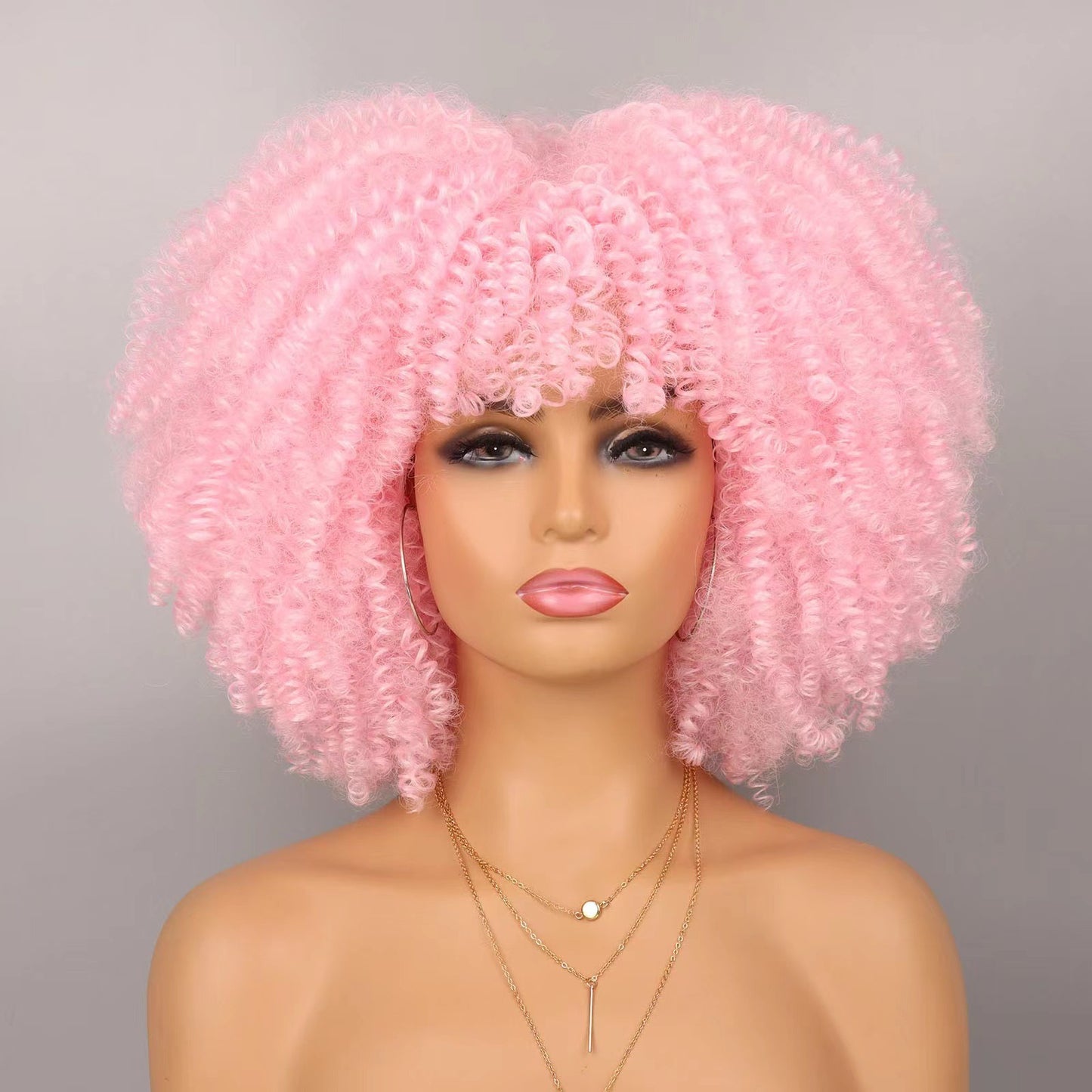 More Than Kinds Of Micro Volume Afro Head Cover Wig Short Curly Hair