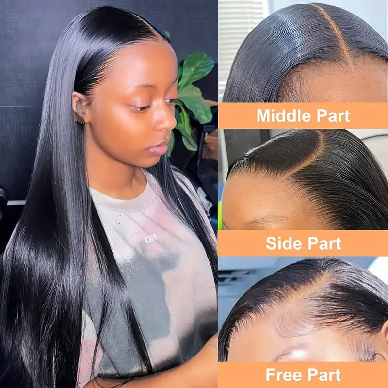 Cool Durable Creative Women's Lace Hair Long Straight Wig