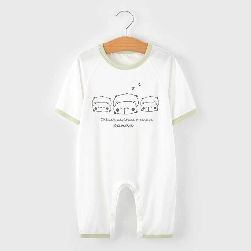 Women's & Men's For Babies Short Sleeve Rompers Summer Thin Air Jumpsuit, Climbing Suit