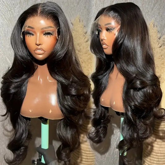 Medium Large Wave Curly Hair Front Wig Long Curls