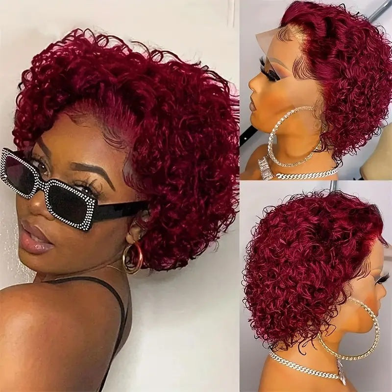 Fashion African Small Volume Natural Fluffy Head Wig Short Curly Hair