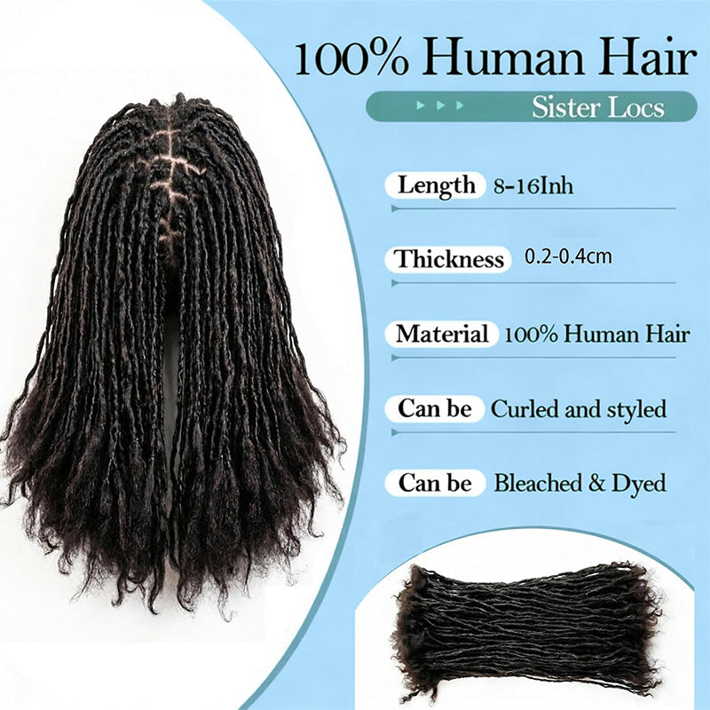 Reggae Dreadlocks Hand Crocheting Hair Extensions Other Wig