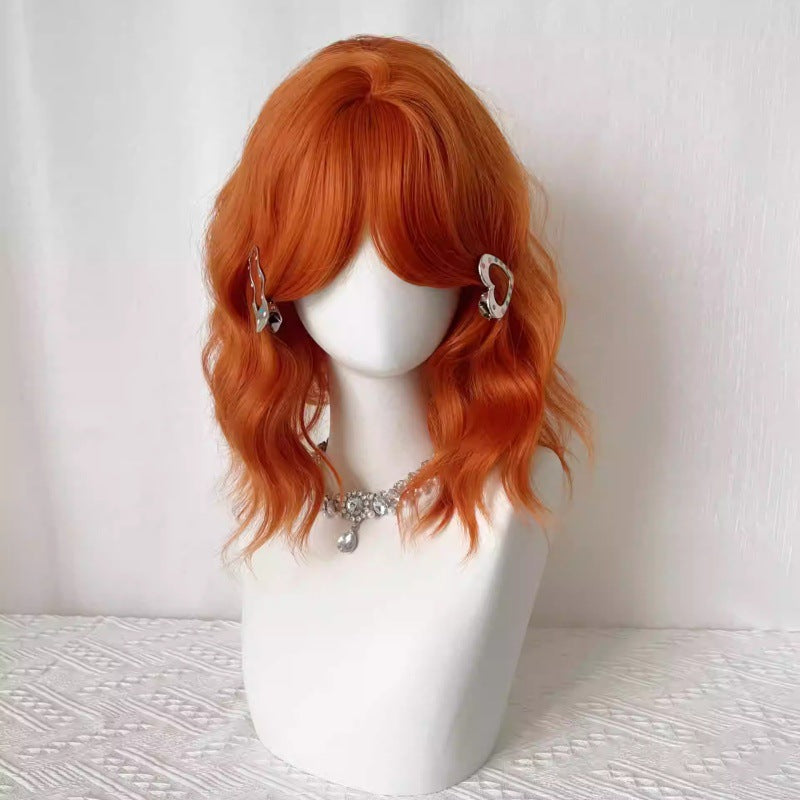 Women's Cute Daily Natural Fluffy Artificial Full Wig Short Curly Hair
