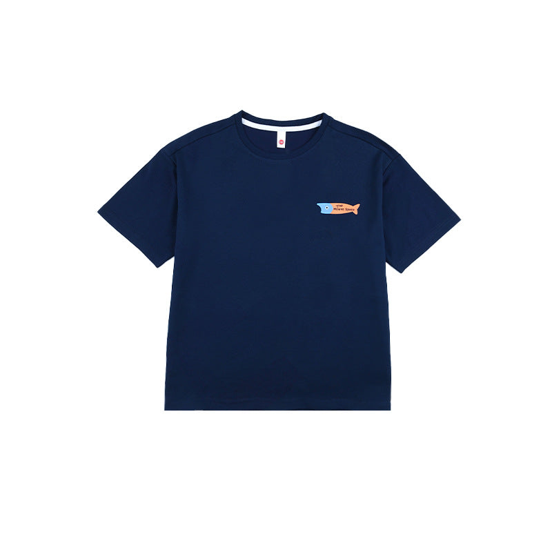 Children's Clothing Short-sleeved Summer Breathable Crew Neck Children's T-shirt