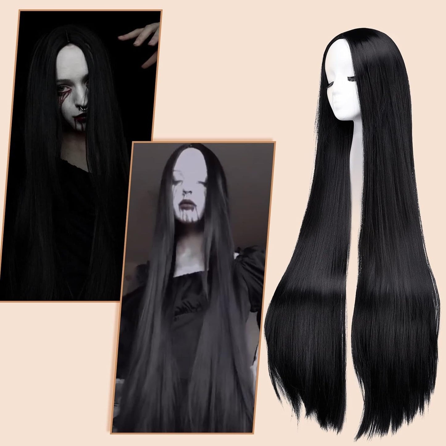 Universal Hair Rose Net Mao Modeling Simulation Long Straight Wig
