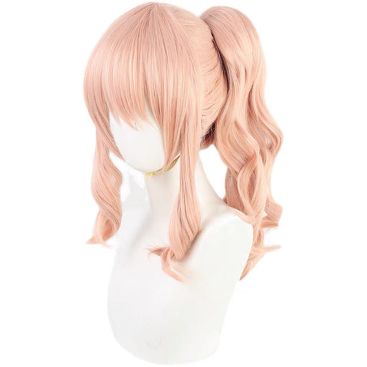 World Plan Colorful Stage Pink Grip Cos Wig