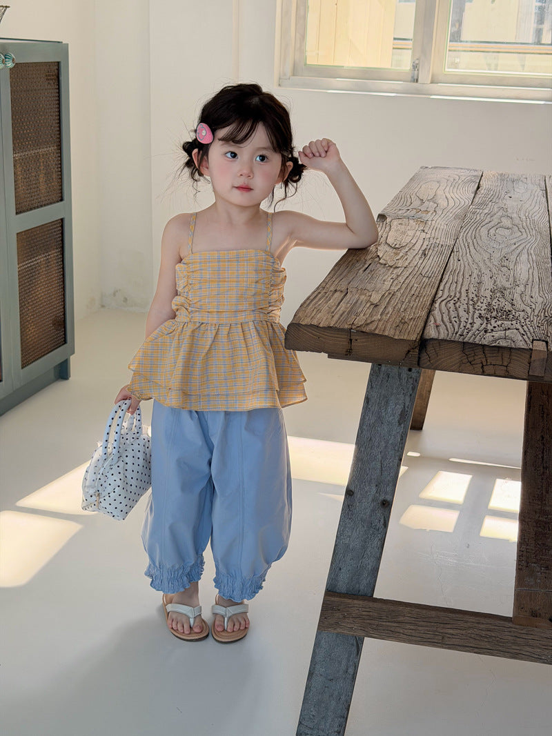 Children's Clothing Smocking Harem Summer Fashionable Casual Closed Children's Pants