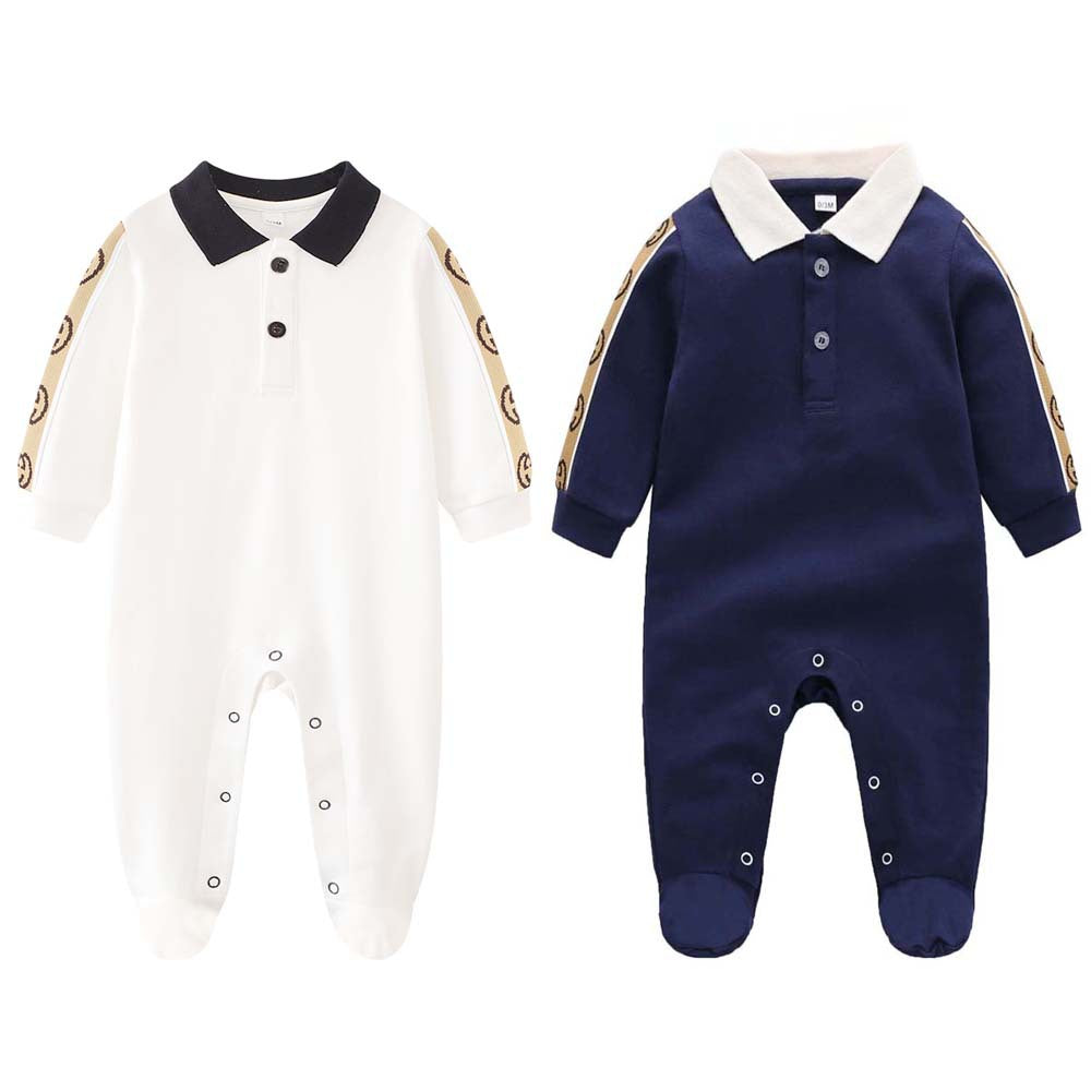 Wear Pure Cotton Rompers Handsome Born Boy Long Sleeve Romper Jumpsuit, Climbing Suit