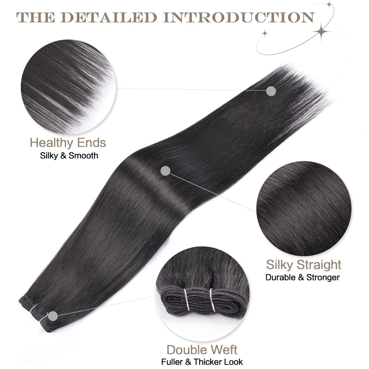 Imported Fiber Chemical Hair Extension Weft Other Wig