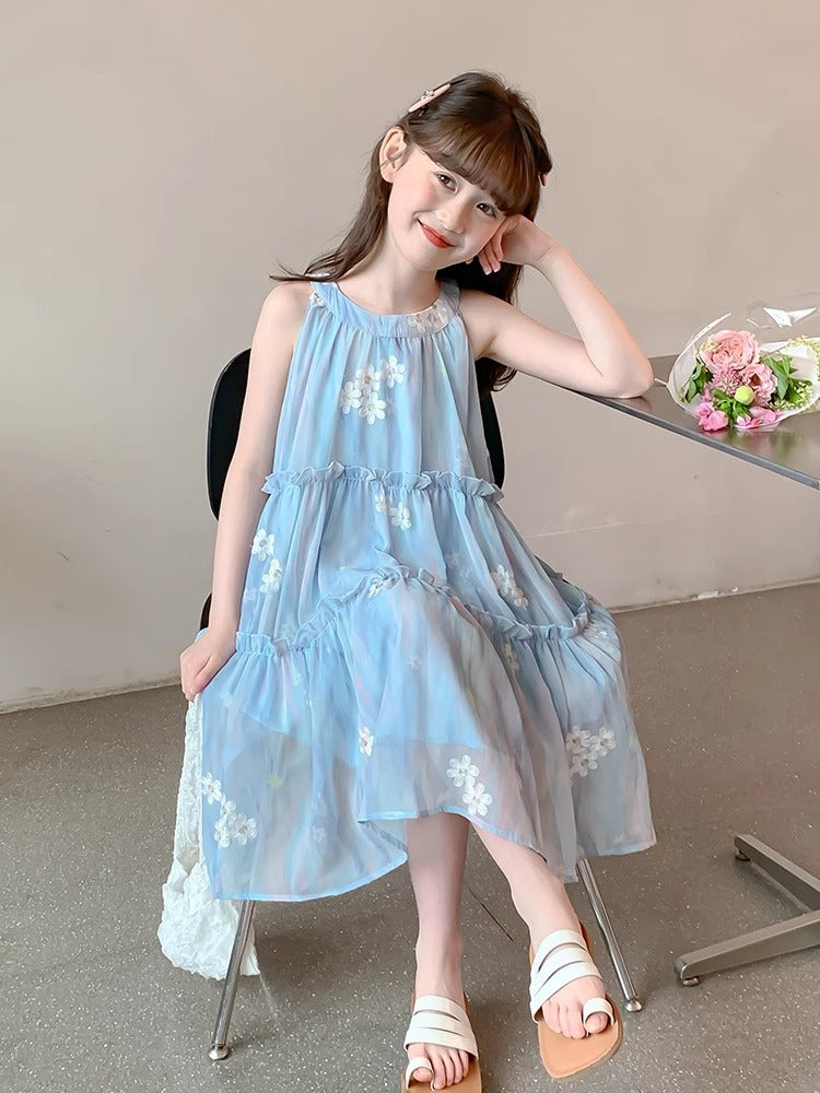 Children's Summer Skirt Beach Little Chiffon Princess Children's Dress