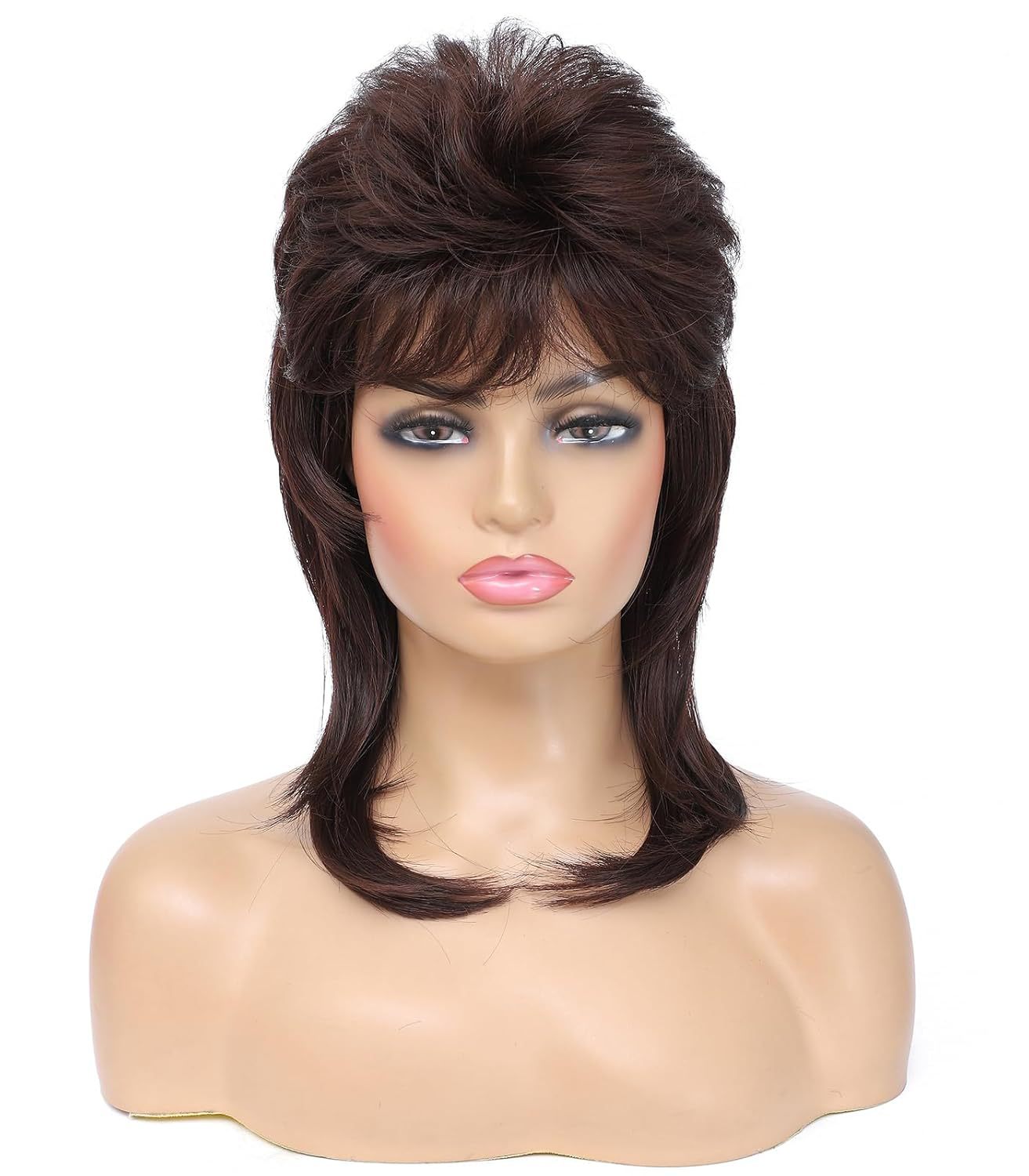 Rock Heavy Metal Shawl Curly Hair Wig Long Curls