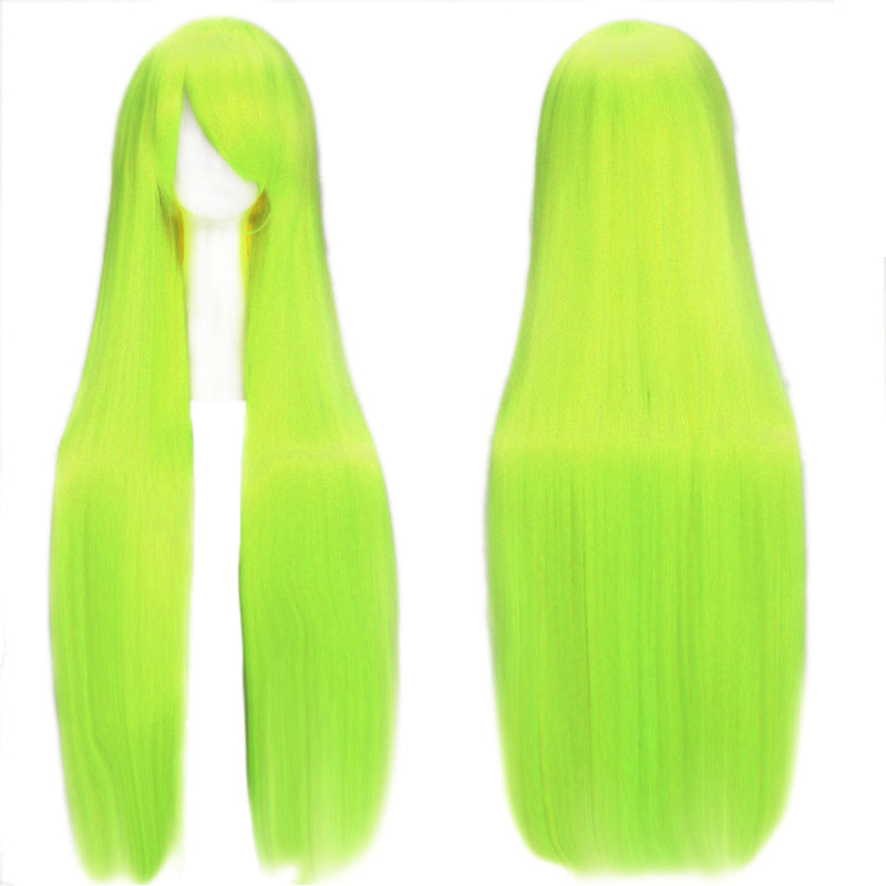 Classic Universal Color Hair Anime Fiber Long Straight Wig