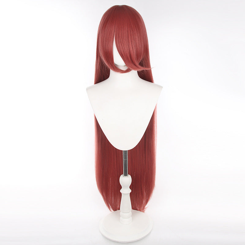 Universal Anime Long Straight Hair Mao Style Fiber Cos Wig