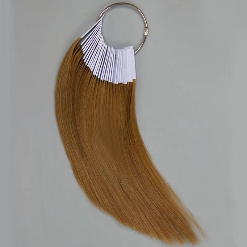 Hairdressing Real Hair Band Piece Dyeing Test Barber Practice Wool Other Wig